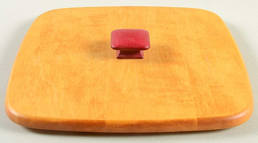 Baskets Red Knob Lid for Cranberry Basket by Longaberger-1