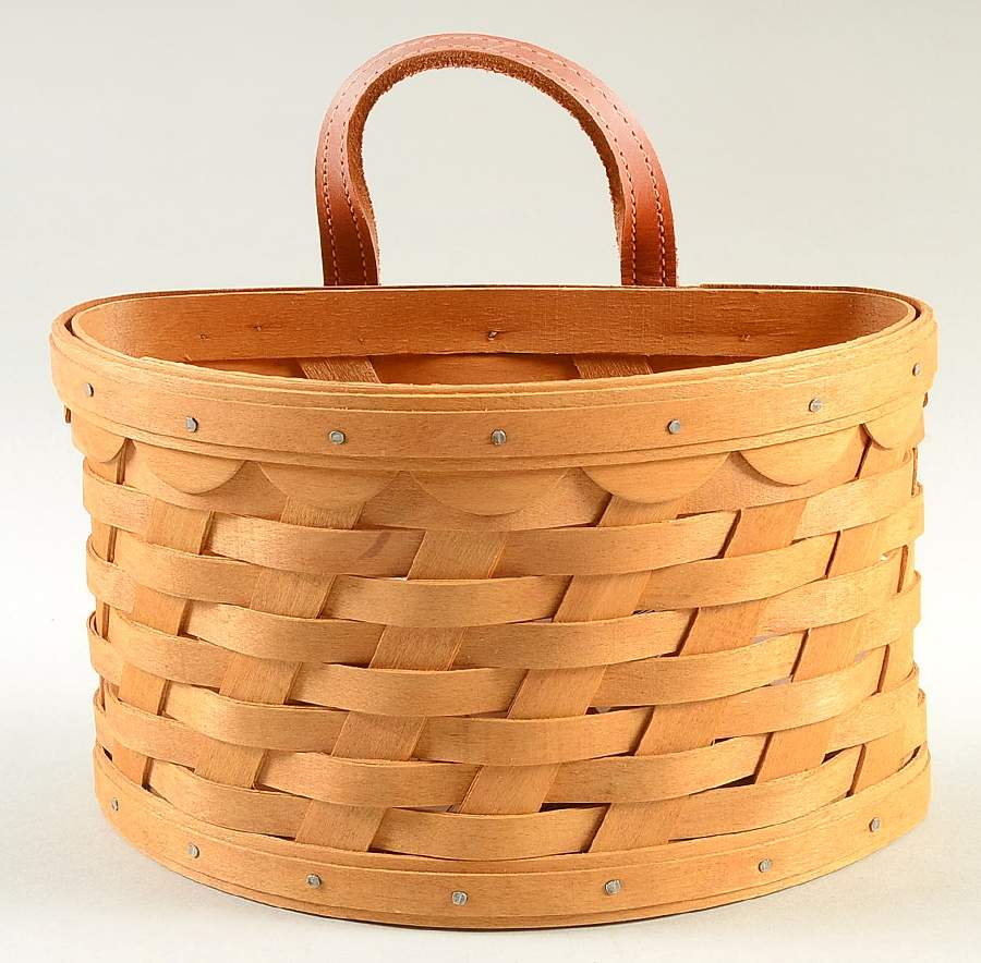 Baskets Small Scalloped Pocket Basket by Longaberger-1