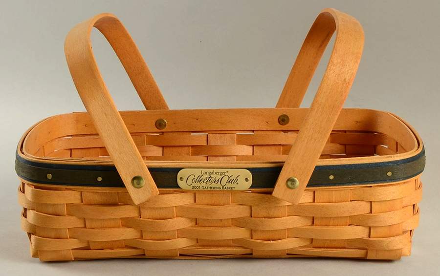 Baskets 2001 Gathering Basket by Longaberger-1