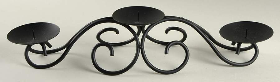Baskets 3 Light Metal Candleholder by Longaberger-1
