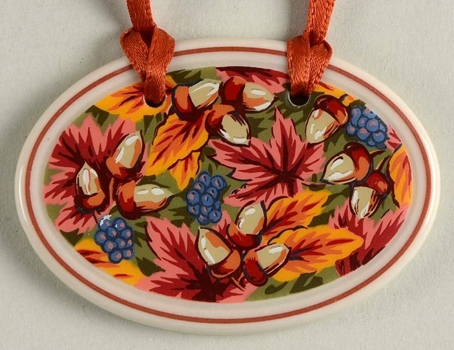 Baskets 1995 Shades of Autumn Basket Charm Tie-On by Longaberger-1