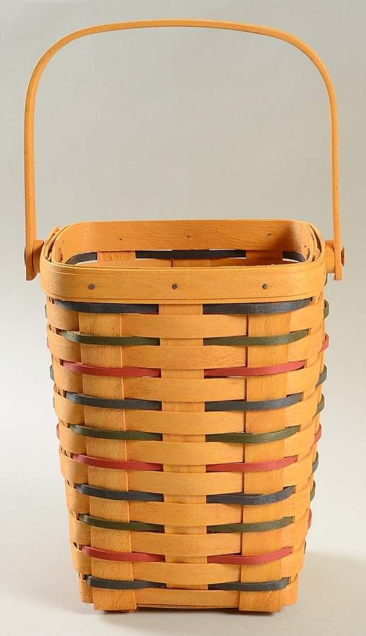 Baskets Woven Traditions Large Peg Basket by Longaberger-1