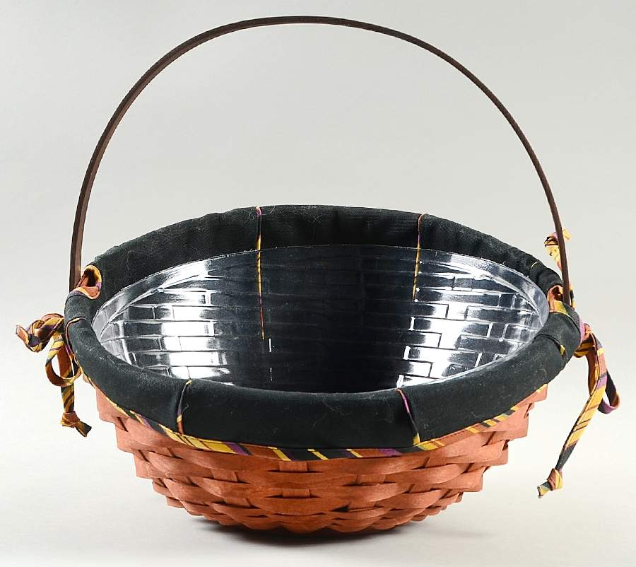 Baskets Large Autumn Treats Basket & Liner w/Protector by Longaberger-1