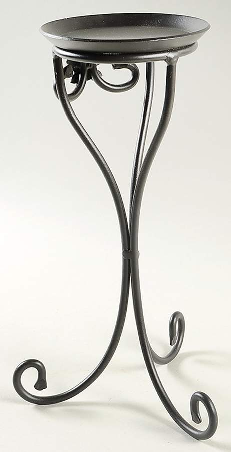 Baskets 11" Metal Pillar Candleholder by Longaberger-1