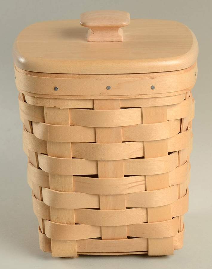 Baskets Small Spoon Basket & Lid with Protector by Longaberger-1