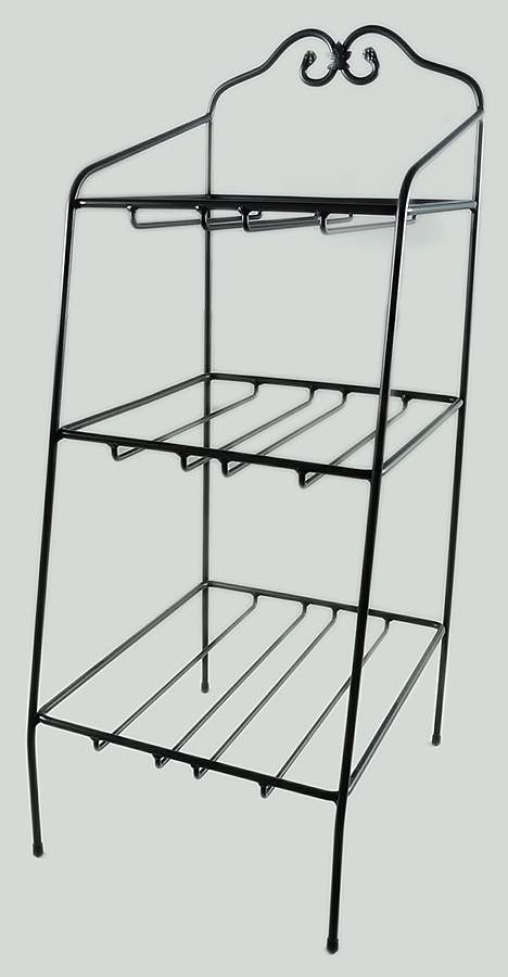 Baskets Large Bin Basket (3 Tier) Metal Stand by Longaberger-1