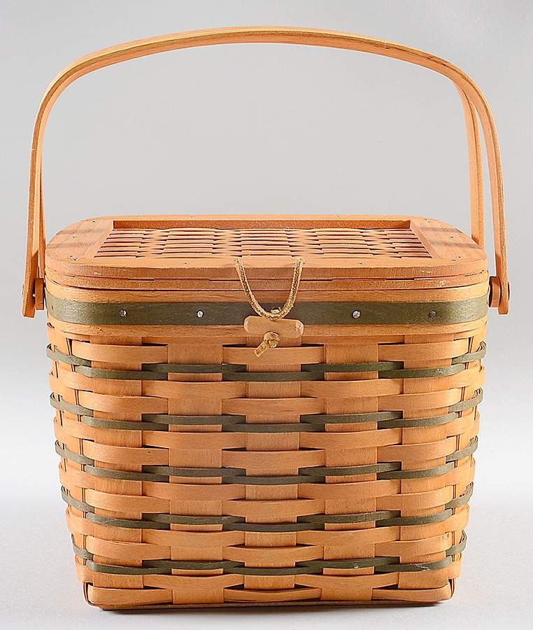 Baskets Green Remembrance Basket by Longaberger-1