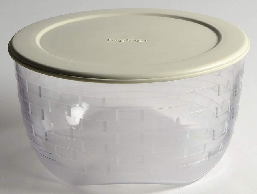 Baskets Basket Protector #40466 & Lid #40395 by Longaberger-1