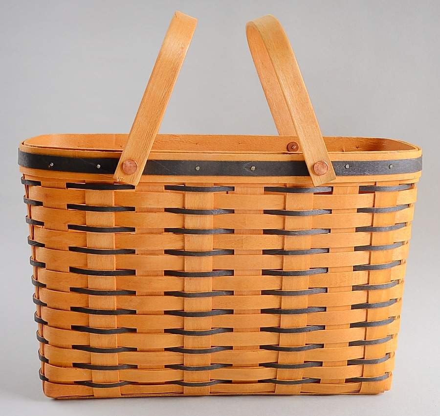 Baskets Blue Cherished Memories Basket by Longaberger-1