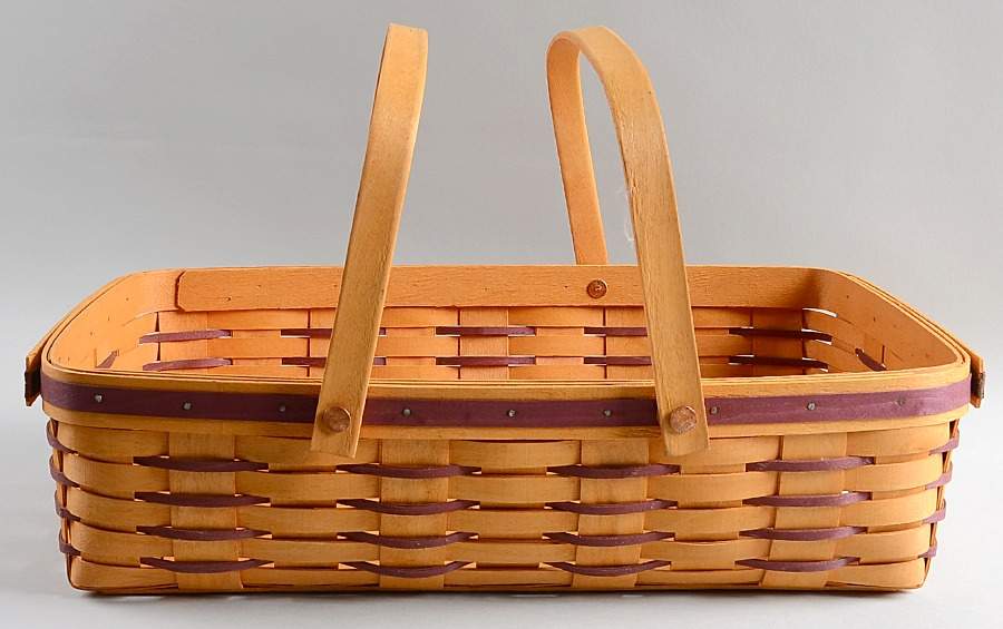 Baskets Purple Gourmet Gathering Basket by Longaberger-1