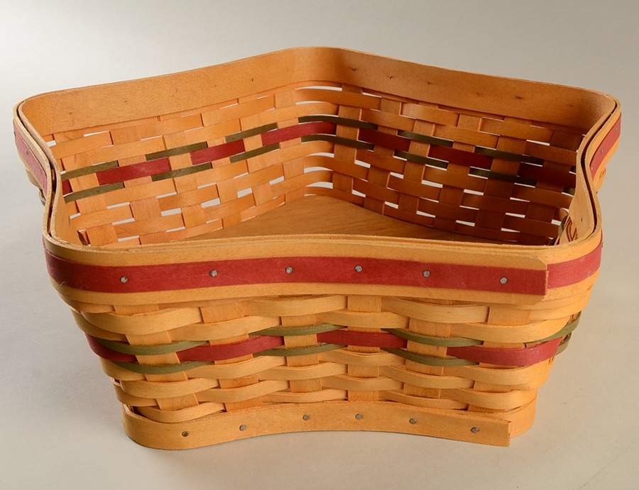 Baskets Red Holiday Hostess Shining Star Basket by Longaberger-1
