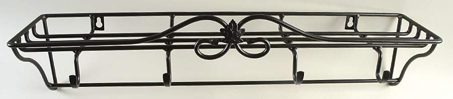 Baskets Narrow Metal Wall Rack by Longaberger-1
