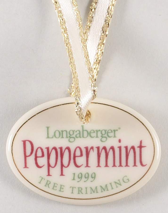 Baskets Peppermint Basket Charm by Longaberger-1