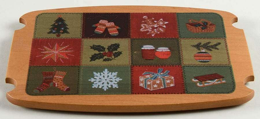 Baskets Patchwork Lid for Traditions Basket by Longaberger-1