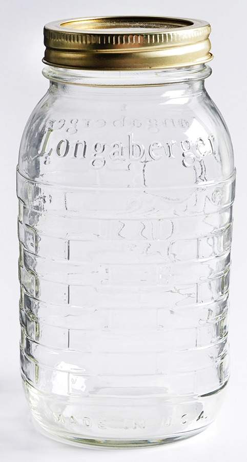 Baskets (1 Quart) Glassware Canning Jar by Longaberger-1