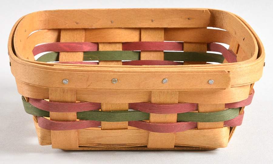 Baskets Square Basket (Holiday Helper) by Longaberger-1