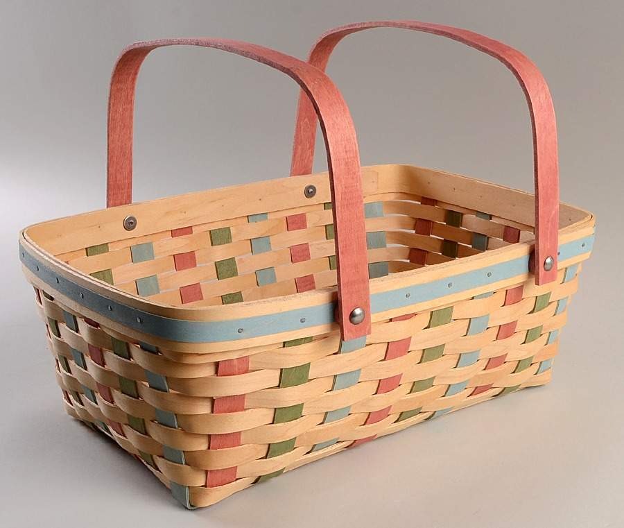 Baskets Buds & Blossoms Small Market Basket by Longaberger-1
