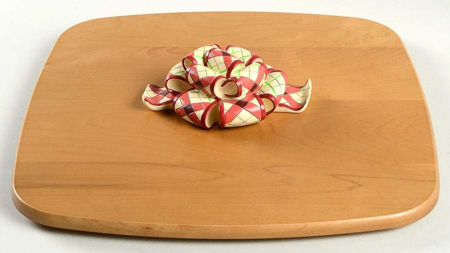 Baskets Ribbon Lid for Plaid Tidings Basket by Longaberger-1