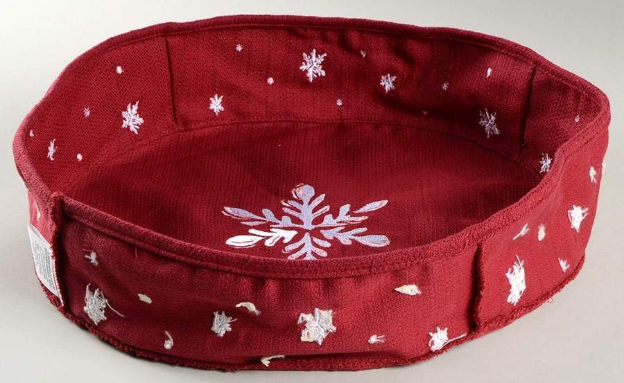 Baskets Liner for Large Falling Snow Basket by Longaberger-1