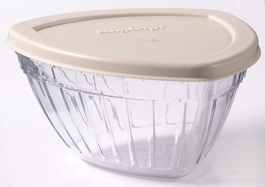 Baskets Protector & Lid for Small Triangle Bowl Basket by Longaberger-1