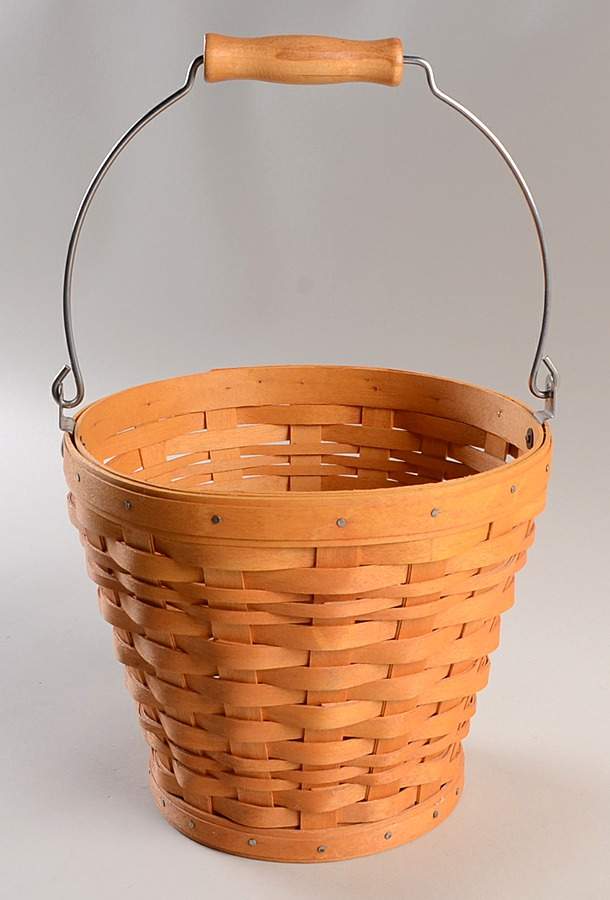 Baskets Classic Stain Autumn Pail Basket by Longaberger-1