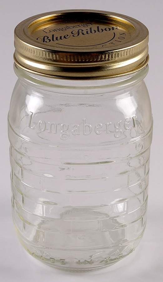 Baskets (1 Pint) Glassware Canning Jar by Longaberger-1