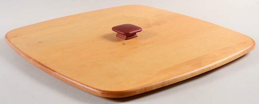 Baskets Red Knob Lid for Evergreen Basket by Longaberger-1