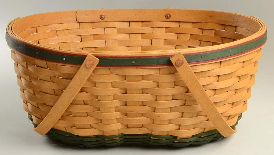 Baskets Green Greetings Basket by Longaberger-1