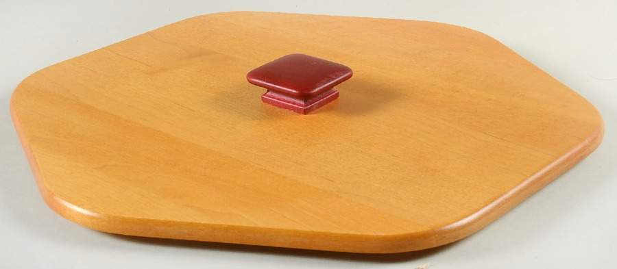 Baskets Red Knob Lid for Snowflake Basket by Longaberger-1