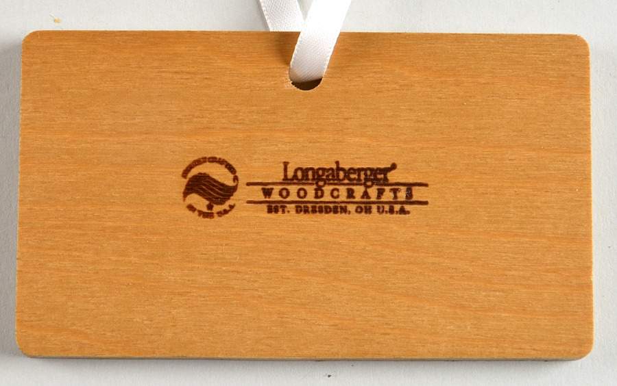 Baskets Large Blackboard Charm Tie-On for Basket by Longaberger-1