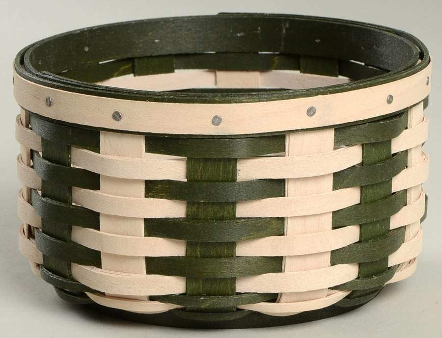 Baskets Green Peppermint Twist Basket by Longaberger-1