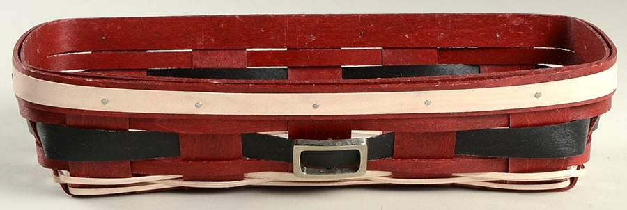 Baskets Santa Belly Cracker Basket by Longaberger-1