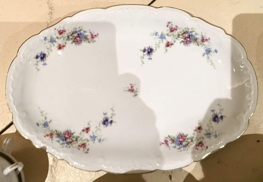 192 13" Oval Serving Platter by Lazarus Straus & Sons-1