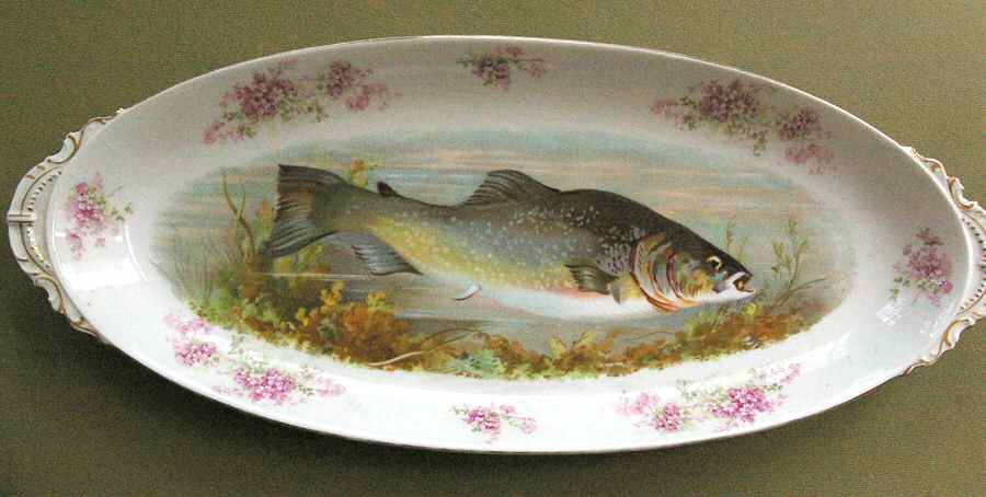 2473 22" Oval Serving Platter by Lazarus Straus & Sons-1