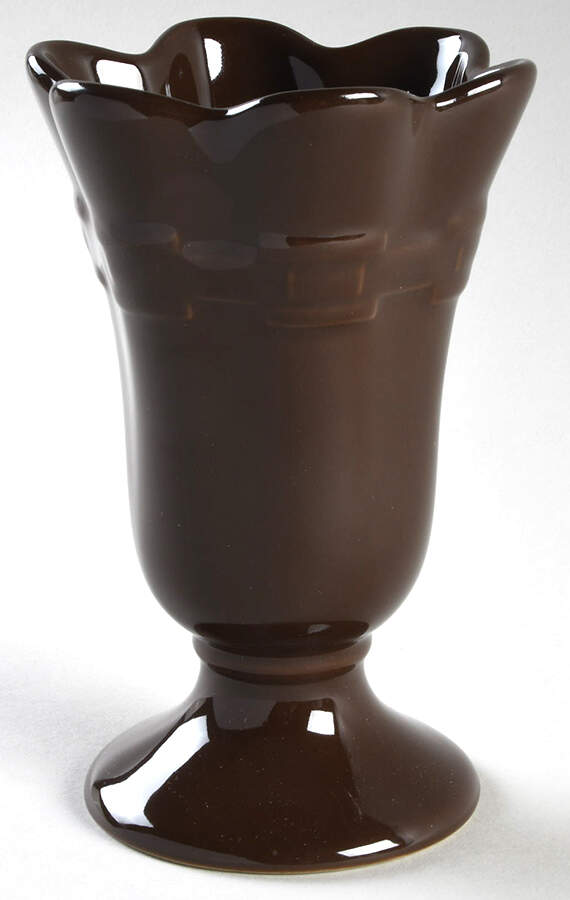 Woven Traditions Chocolate Sundae Dish by Longaberger-1