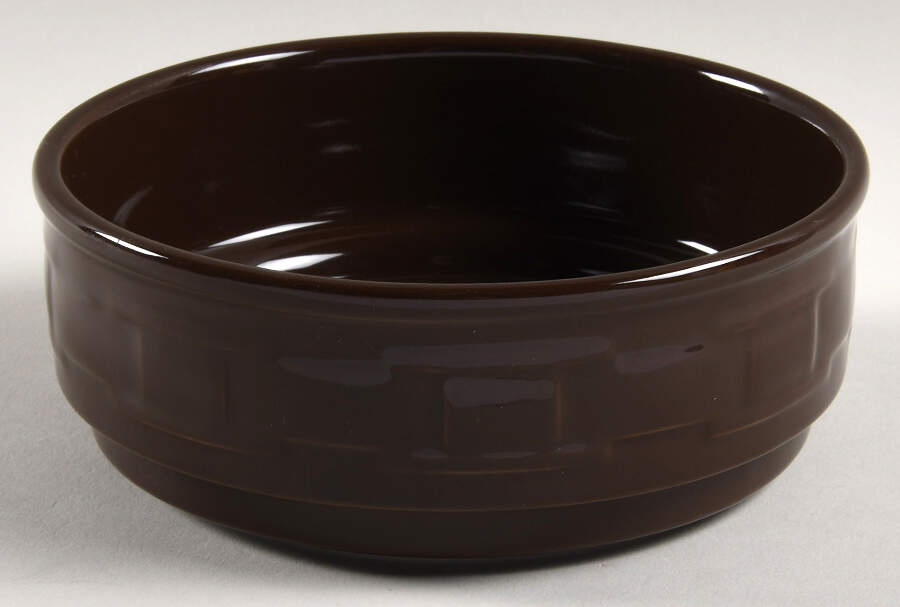 Woven Traditions Chocolate Soup/Cereal Bowl by Longaberger-1