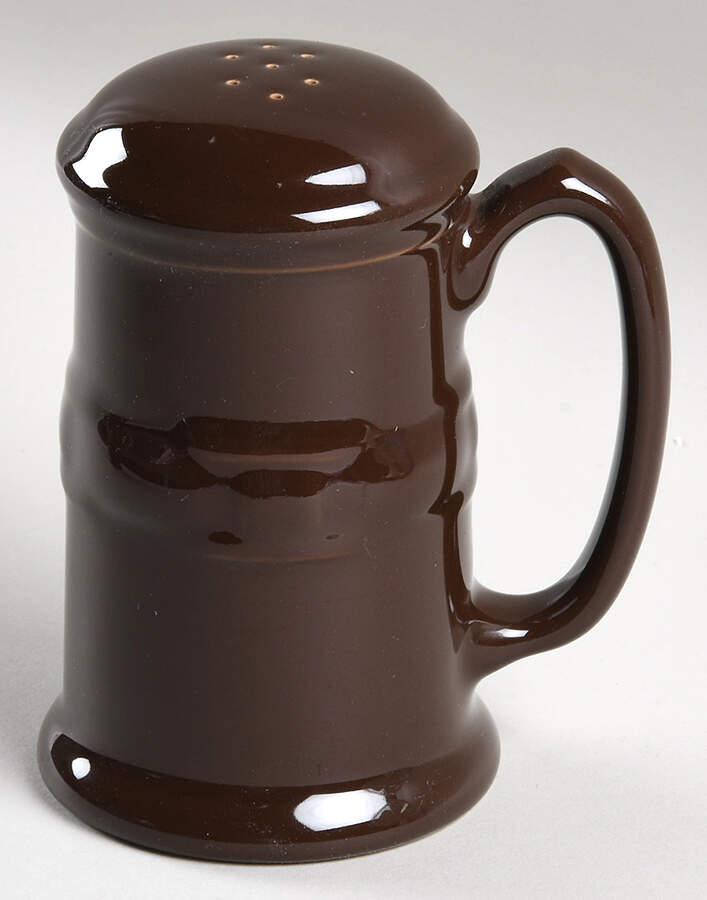 Woven Traditions Chocolate Stove Top Salt Shaker by Longaberger-1