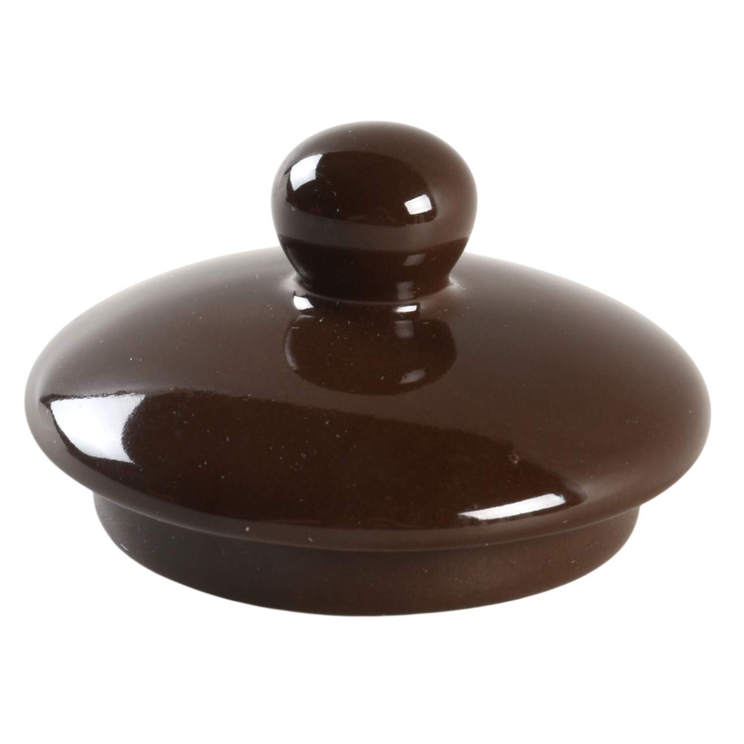 Woven Traditions Chocolate Lid for Sugar Bowl by Longaberger-1