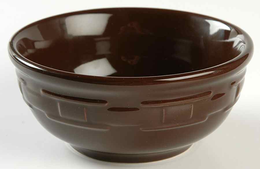 Woven Traditions Chocolate 5" All Purpose Bowl by Longaberger-1