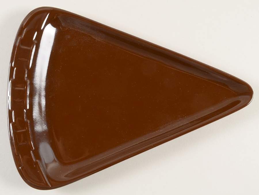 Woven Traditions Chocolate Pizza Slice Plate by Longaberger-1