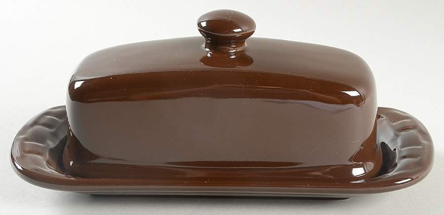Woven Traditions Chocolate 1/4 Lb Covered Butter by Longaberger-1