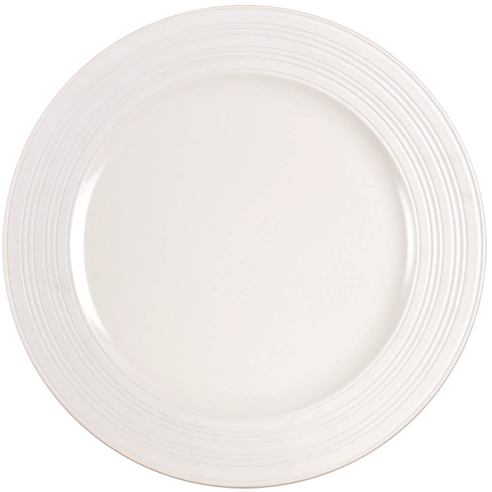 Fair Harbor White Truffle 14" Chop Plate (Round Platter) by Lenox-1