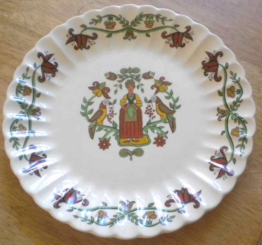 Dutch Princess Dinner Plate by Limoges-American-1