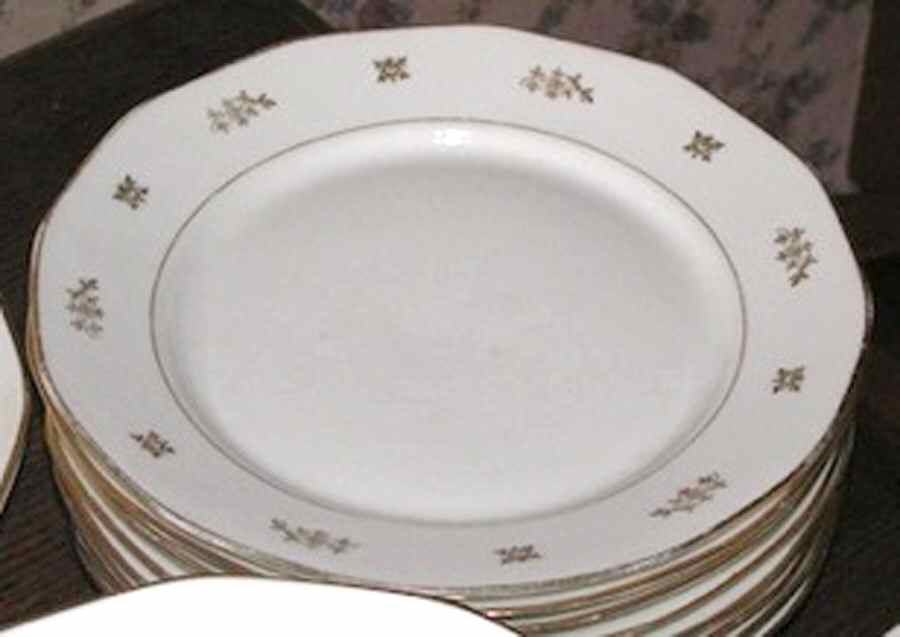 LIM513 Dinner Plate by Limoges-French-1