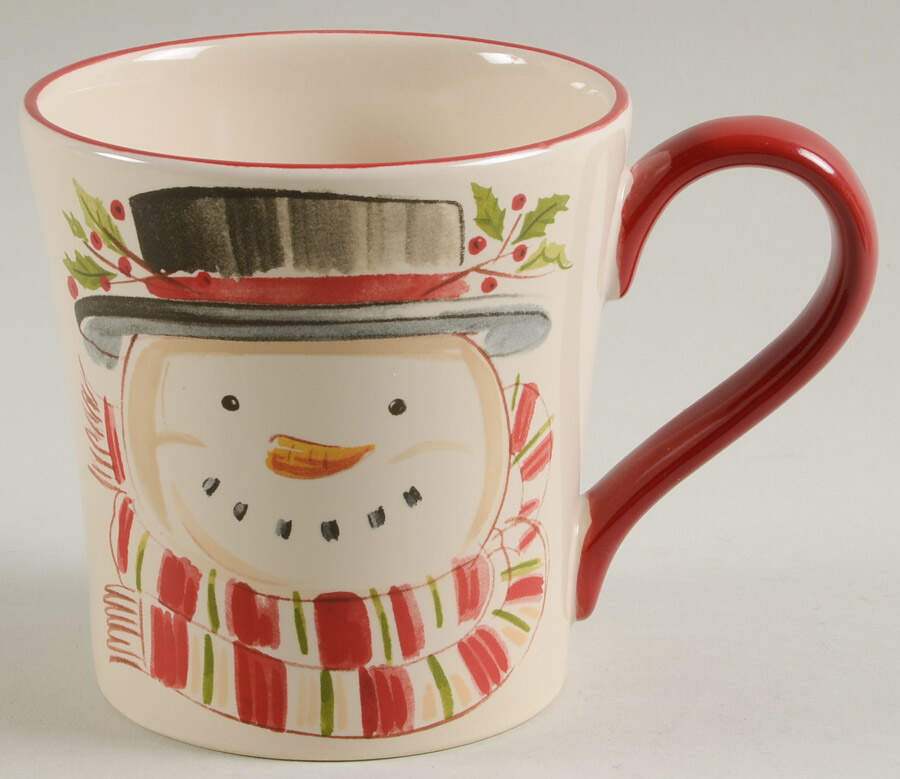 Top Hat Snowman Mug by Longaberger-1