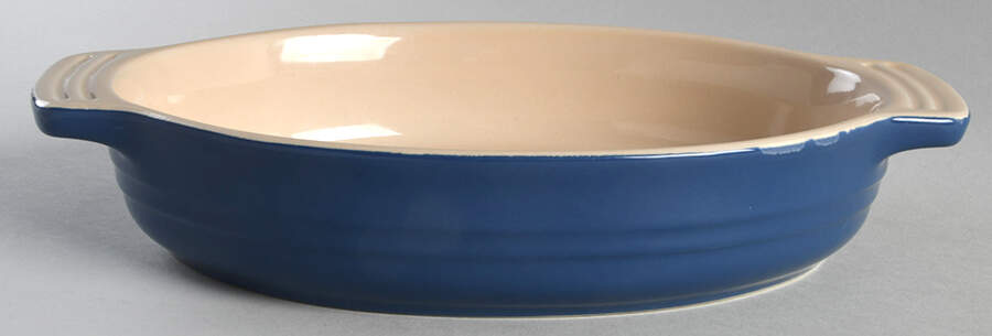 Indigo (Cobalt) 11" Oval Baker by Le Creuset-1