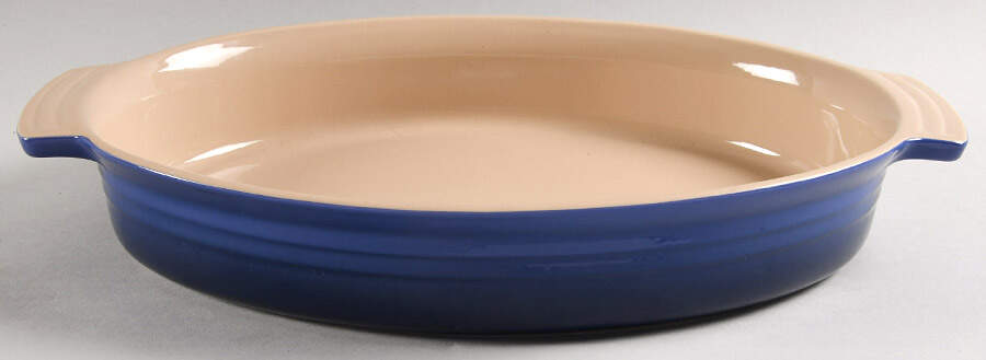 Indigo (Cobalt) 14" Oval Baker by Le Creuset-1