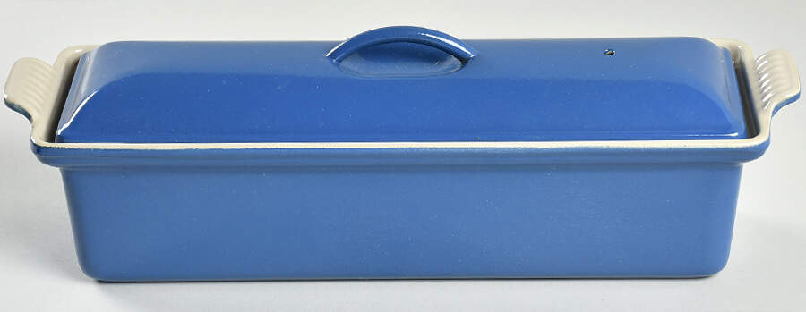 Indigo (Cobalt) Cast Iron Pate Terrine & Lid by Le Creuset-1
