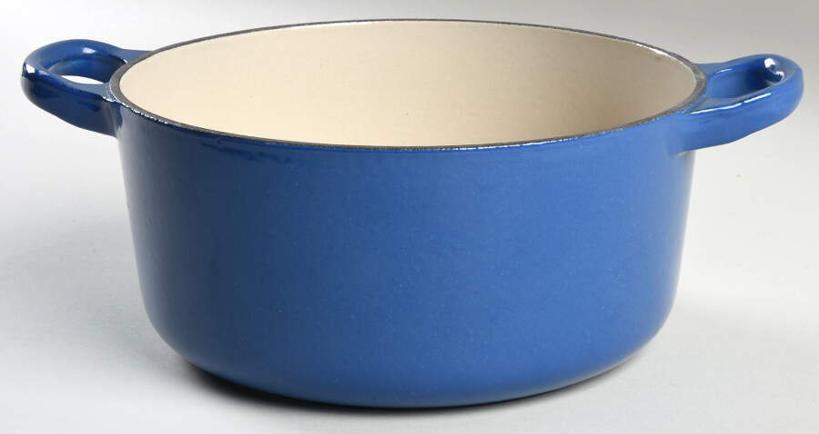 Indigo (Cobalt) 2 Qt Cast Iron Dutch Oven No Lid by Le Creuset-1