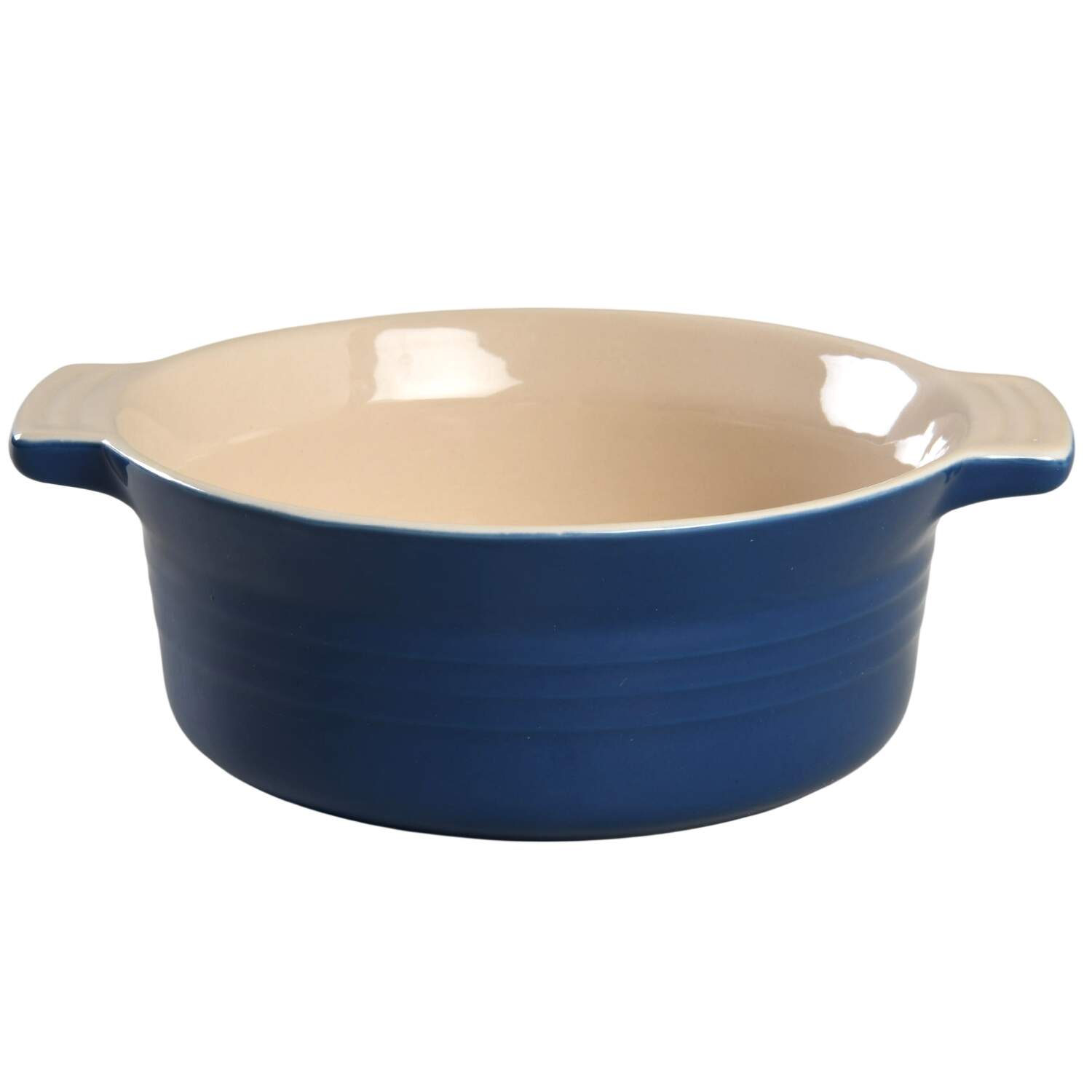 Indigo (Cobalt) 2 Qt Round Covered Casserole No Lid by Le Creuset-1